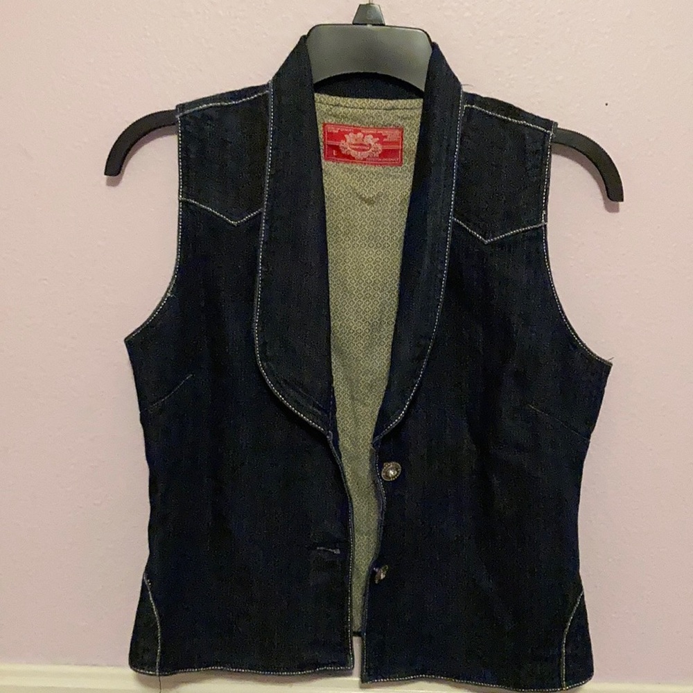 Dark blue Jean vest